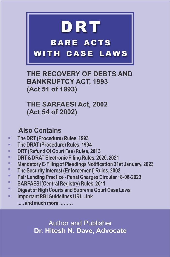 Cover of DRT Bare Acts with Case Laws