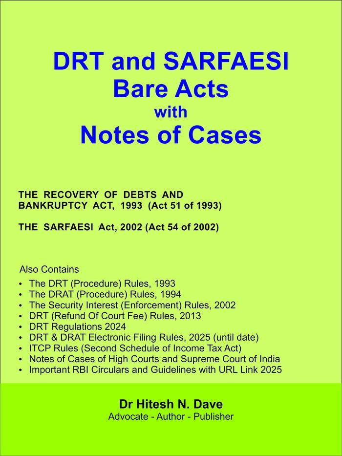 Cover of DRT Bare Acts with Notes of Cases